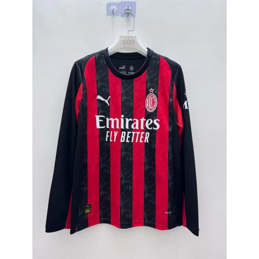 Milan AC Domicile Manches Longues 2025/2026 - Vêtements de sport