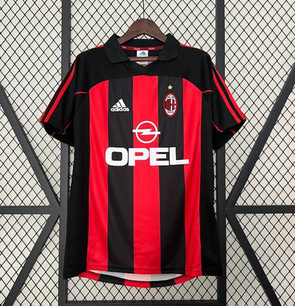 Milan AC Domicile Retro 2001/2002 - Domicile / S - Vêtements de sport