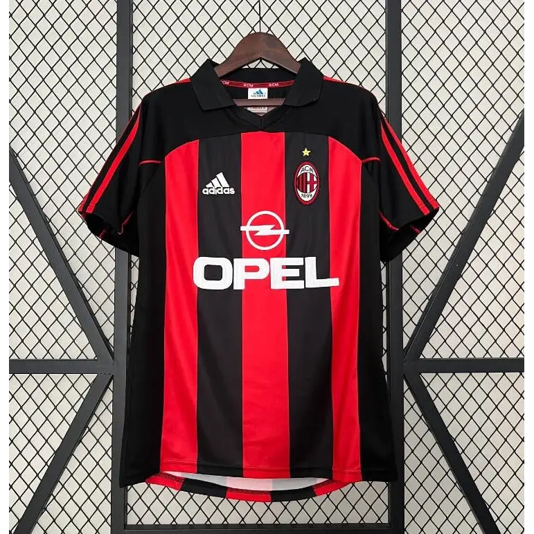 Milan AC Domicile Retro 2001/2002 - Domicile / S - Vêtements de sport