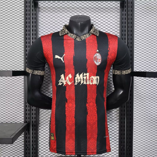 Milan AC Edition spécial noir version joueur 2025/2026 - Vêtements de sport