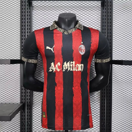 Milan AC Edition spécial noir version joueur 2025/2026 - Vêtements de sport