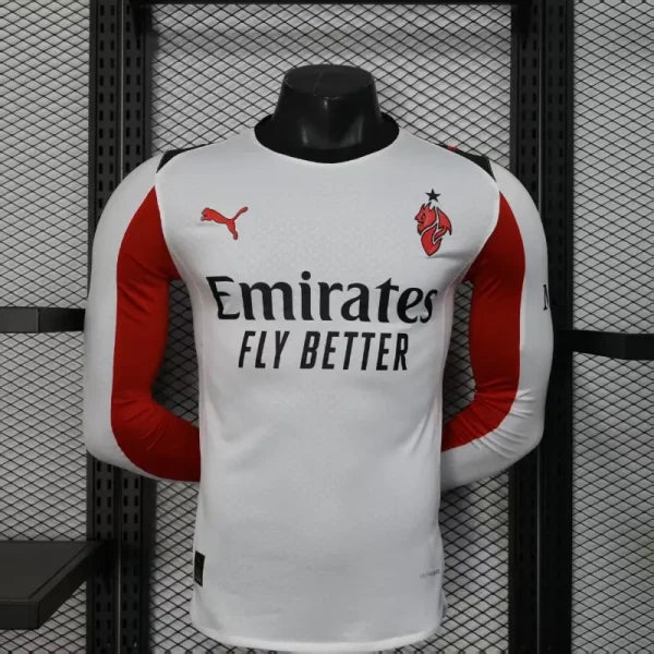 Milan AC Manches Longues Extérieur 2025/2026 Vêtements de sport