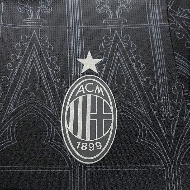 Milan AC Pleasures Black 2024/2025 - Vêtements de sport