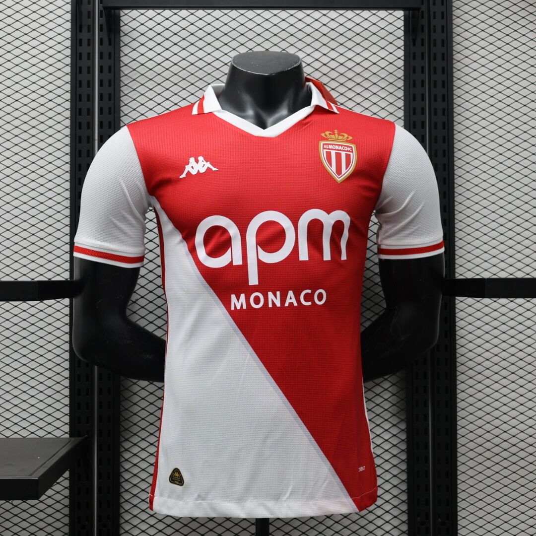 Monaco Domicile Version Joueur 2024/2025 - Vêtements de sport