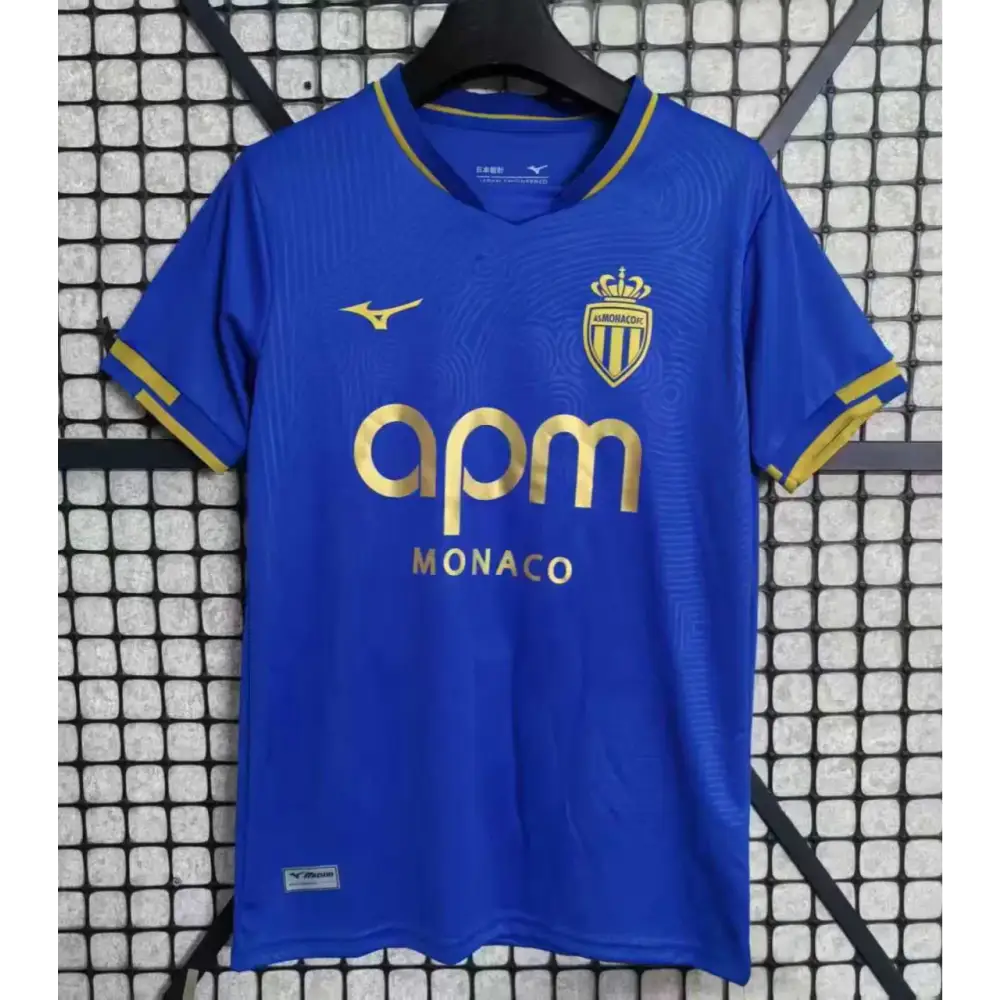 Monaco Extérieur Bleu 2025/2026 - Vêtements de sport