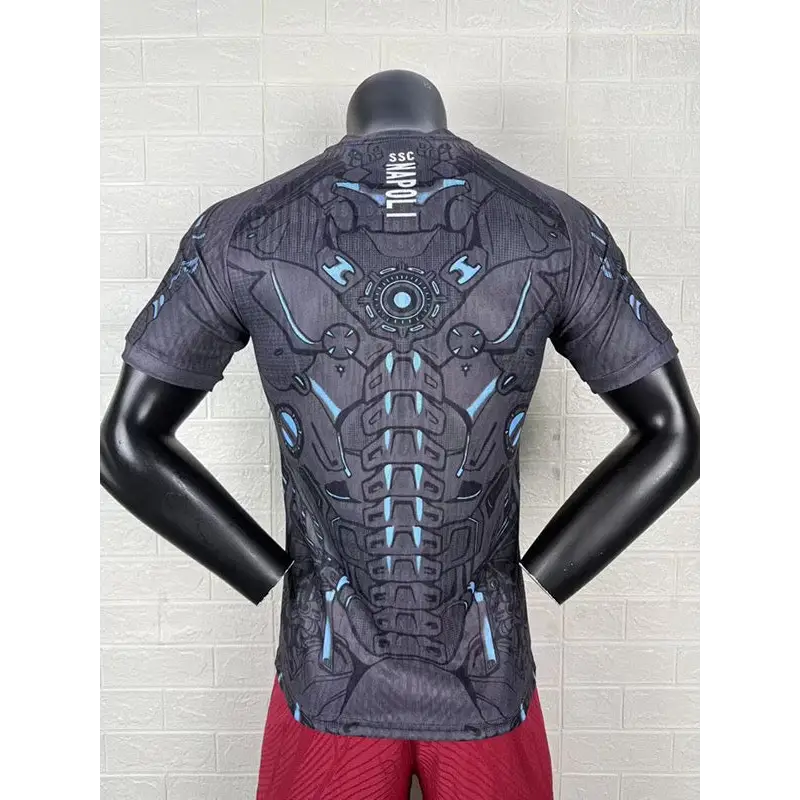Naples SSC Gris Version Joueur 2025/2026 - Vêtements de sport