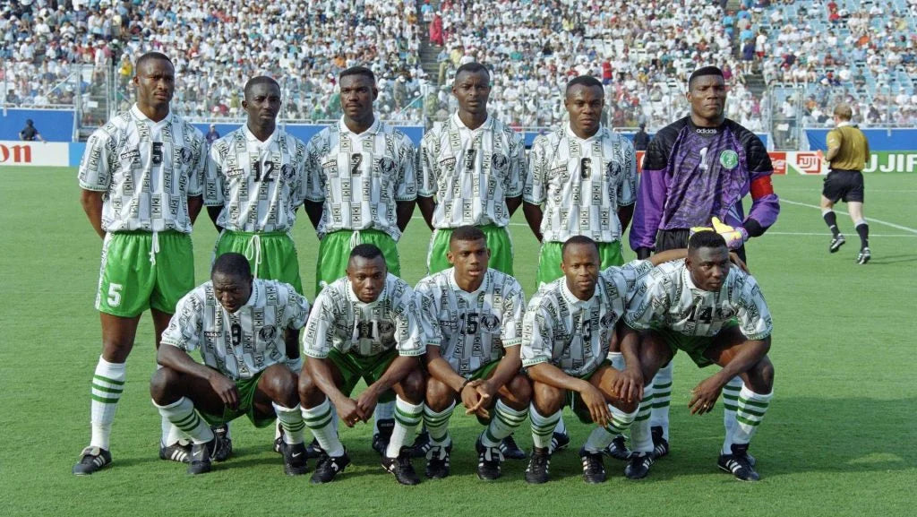 Nigeria Home Electric Green Jersey World Cup 1994
