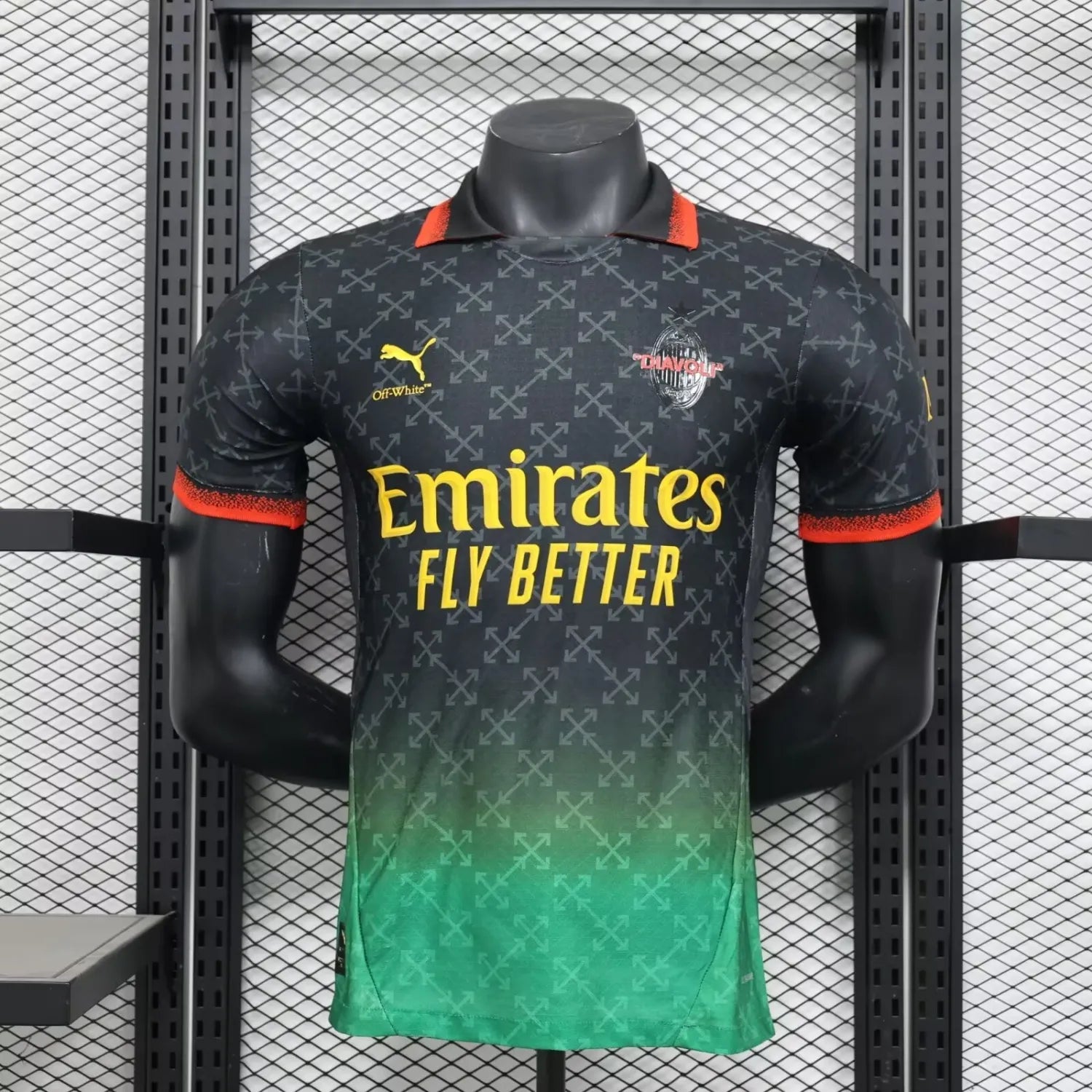 Milan AC Edition Noir Version Joueur 2024/2025 - Vêtements de sport