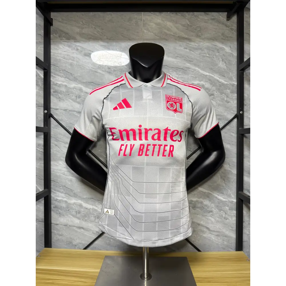 OL Olympique Lyonnais Version Joueur Extérieur 2025/2026 - Vêtements de sport