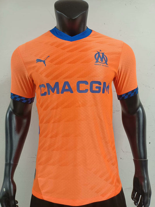 Olympique de Marseille Maillot Version Joueur Extérieur 2025/2026 - Vêtements de sport