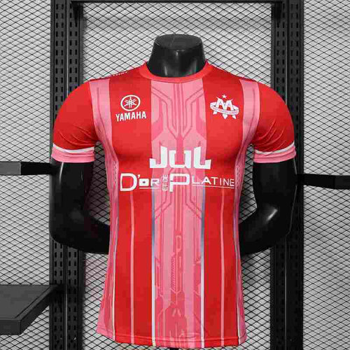 Olympique de Marseille Rouge Edition Jul Version Joueur 2025/2026 - Vêtements de sport