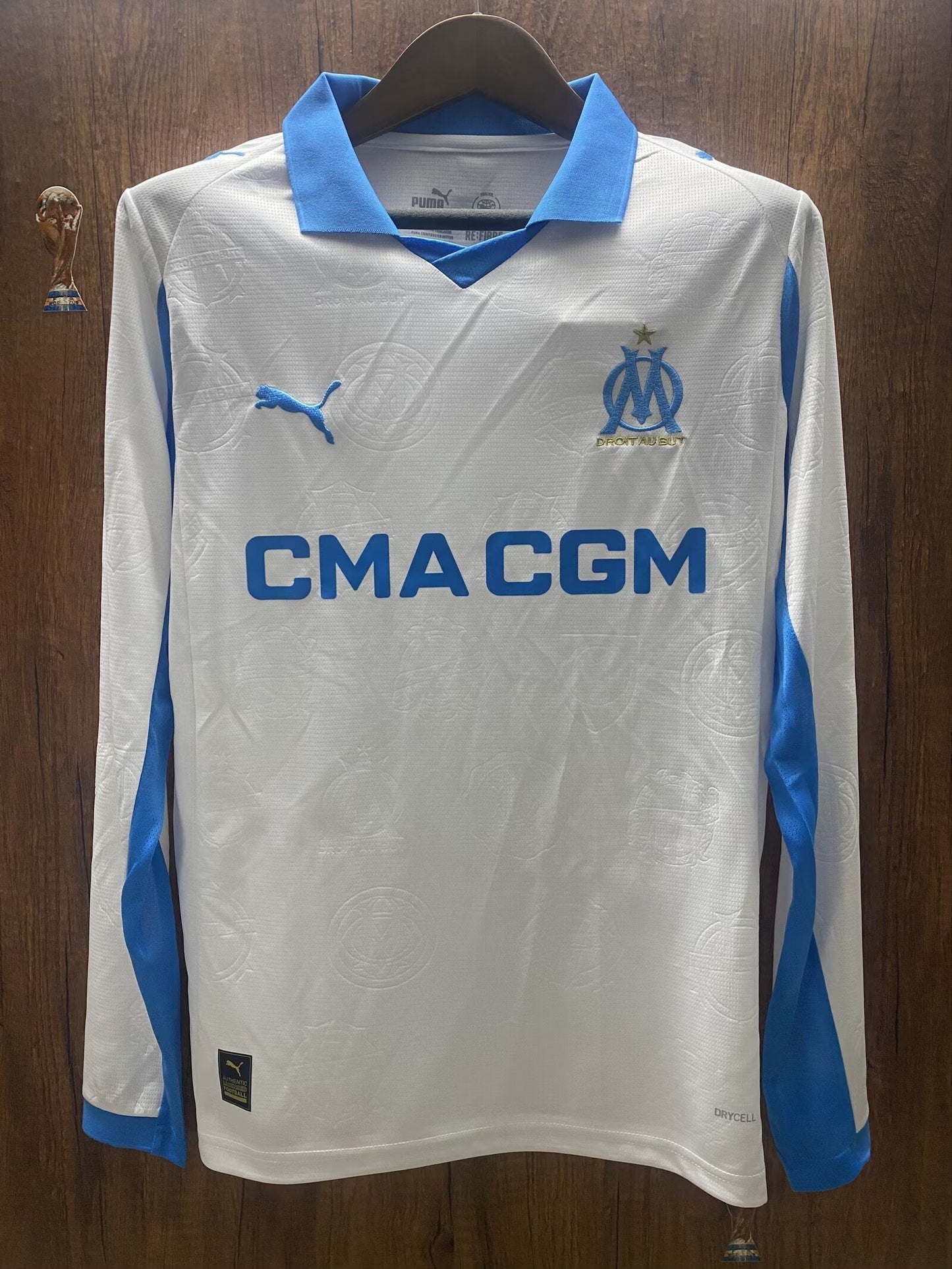 OM Olympique de Marseille Domicile Manches Longues 2025/2026 Vêtements de sport