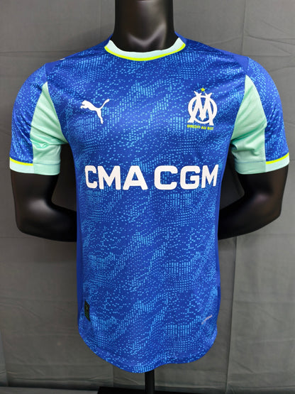 OM Olympique de Marseille Extérieur 3 Version Joueur 2025/2026 Vêtements de sport