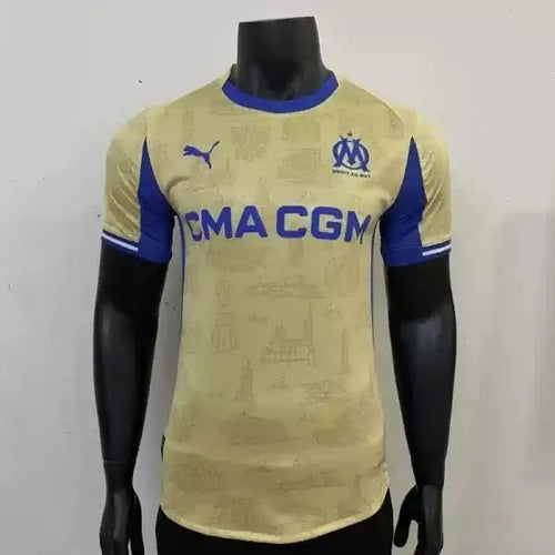 OM Olympique de Marseille Extérieur 3 Version Joueur 2025/2026 - S #MWS Options 1 - Vêtements de sport