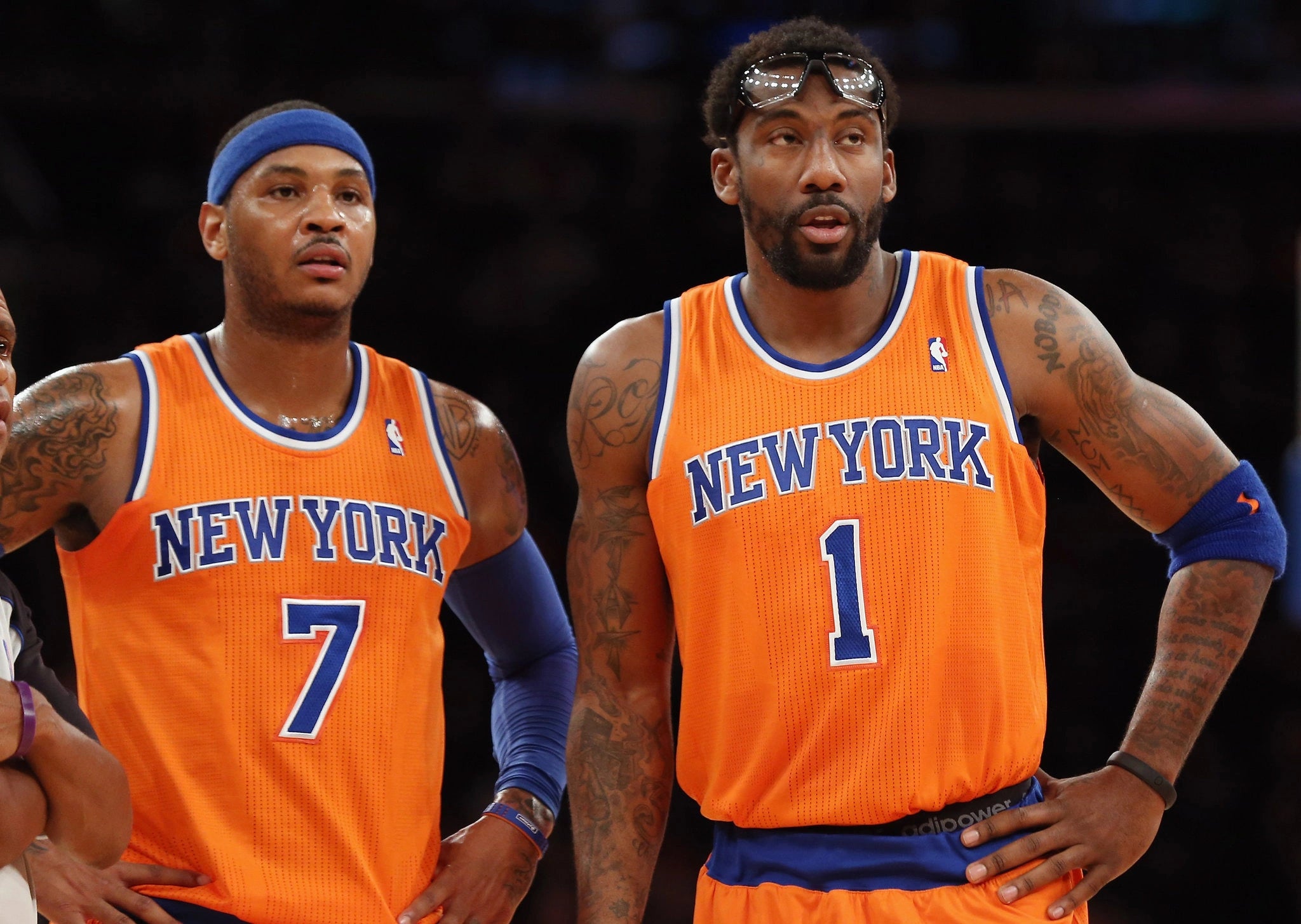 1970s Orange New York Knicks Jersey