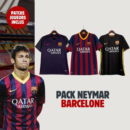 Pack Maillots Neymar Barcelone - Vêtements de sport