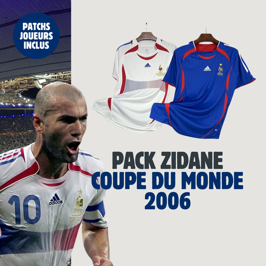 Pack Maillots zidane france 2006 - Vêtements de sport