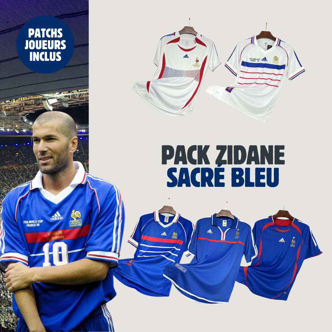 Pack Maillots zidane france - Vêtements de sport