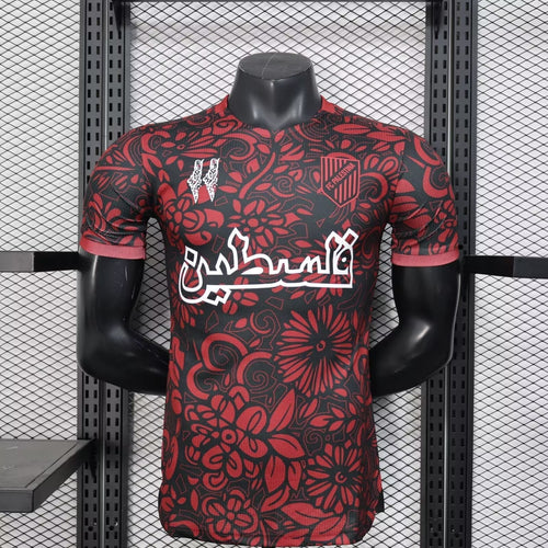 Palestine Rouge/Noir Version Joueur 2025/2026 - Vêtements de sport