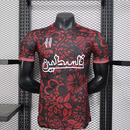 Palestine Rouge/Noir Version Joueur 2025/2026 - Vêtements de sport