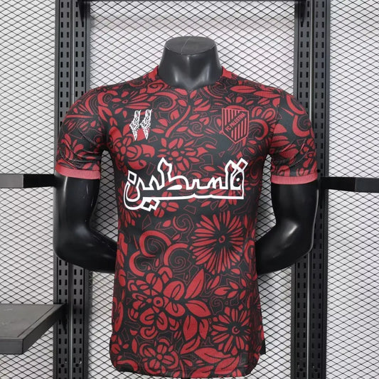 Palestine Rouge/Noir Version Joueur 2025/2026 - Vêtements de sport