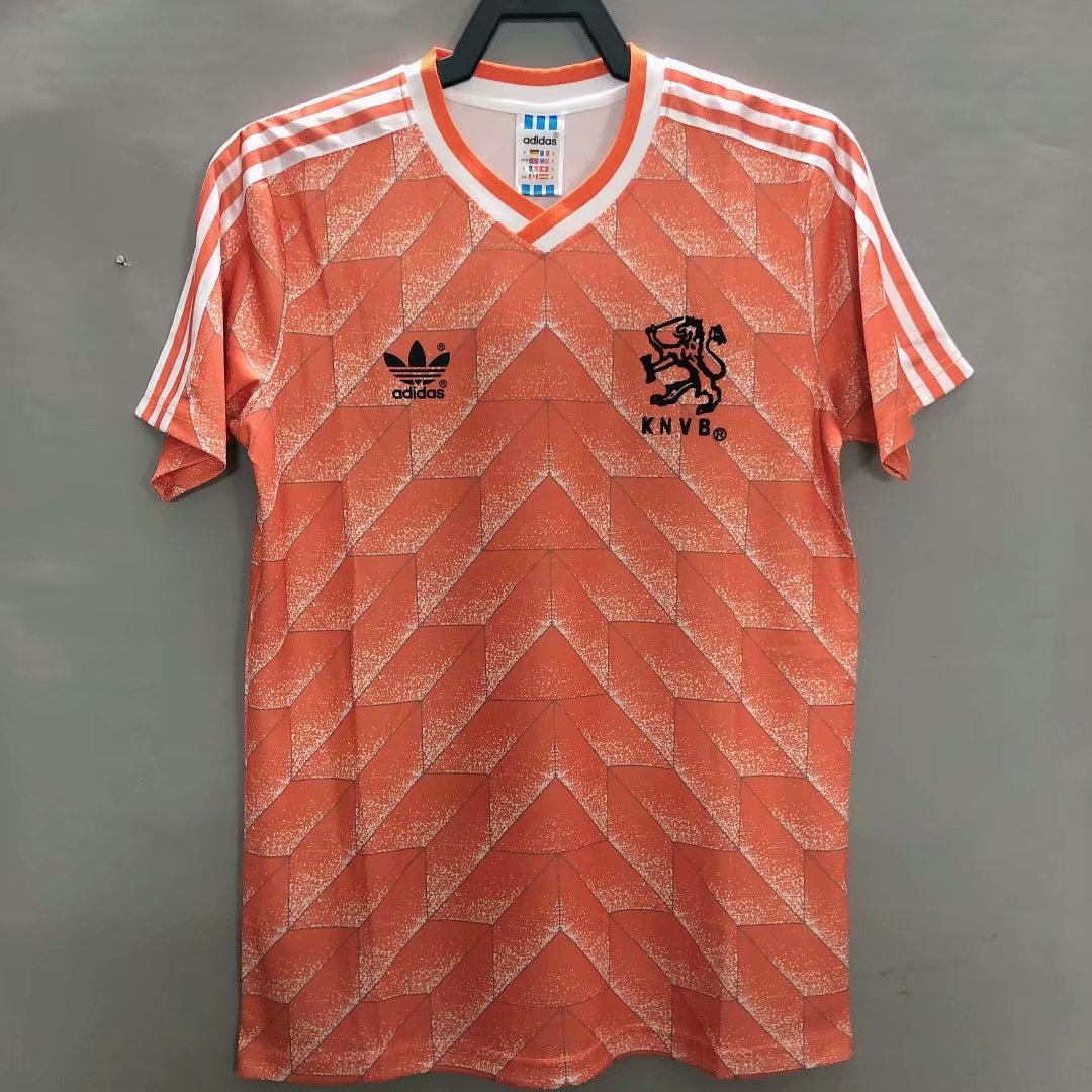 Pays-Bas 1988 Domicile - Domicile 1988 / S - Vêtements de sport