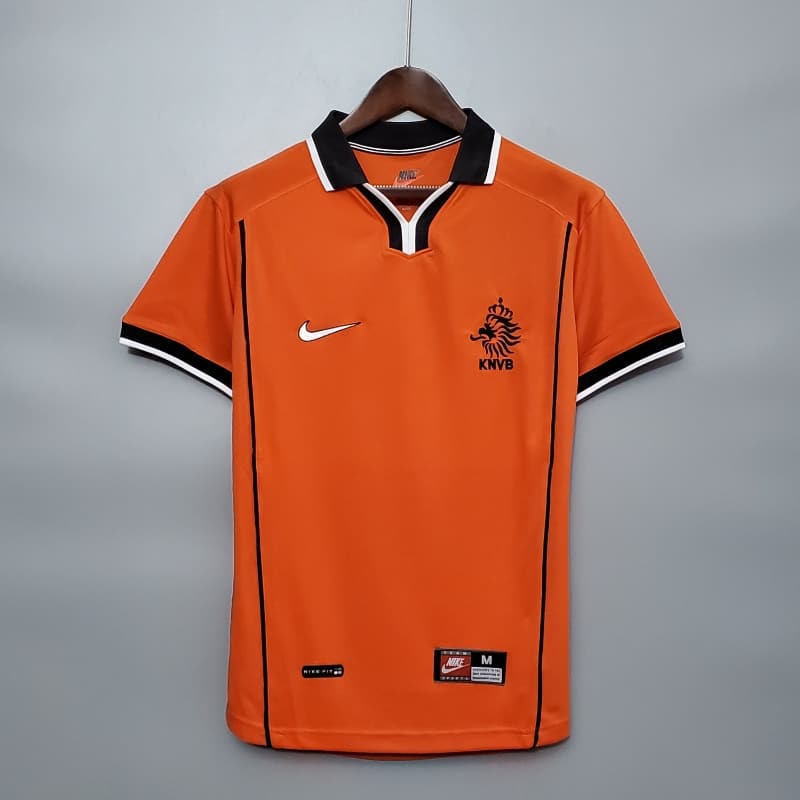 Pays-Bas Domicile Retro 1998 - Vêtements de sport