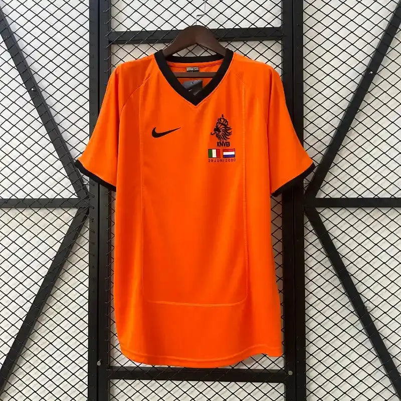 Pays-Bas Domicile Retro 2000 - Vêtements de sport