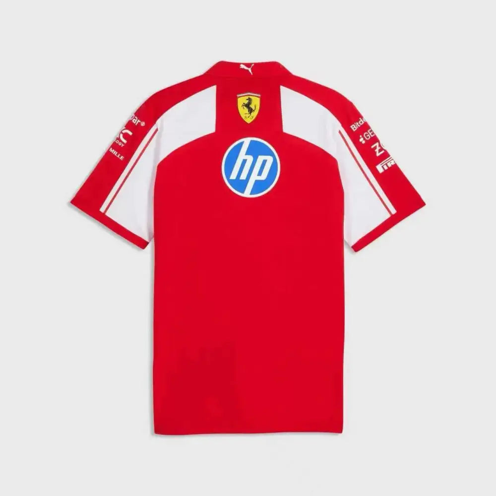 Polo Ferrari F1 Rouge 2026 - Vêtements de sport