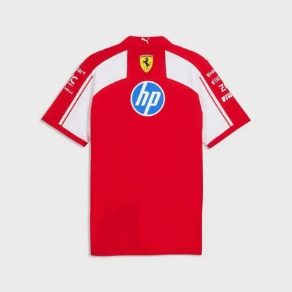 Polo Ferrari F1 Rouge 2026 - Vêtements de sport