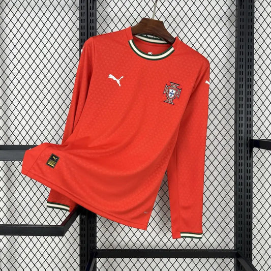 Portugal Domicile Manches Longues 2025/2026 - Domicile / S - Vêtements de sport