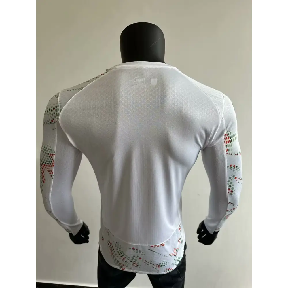 Portugal Extérieur Version Joueur Manches Longues 2025/2026 - Vêtements de sport