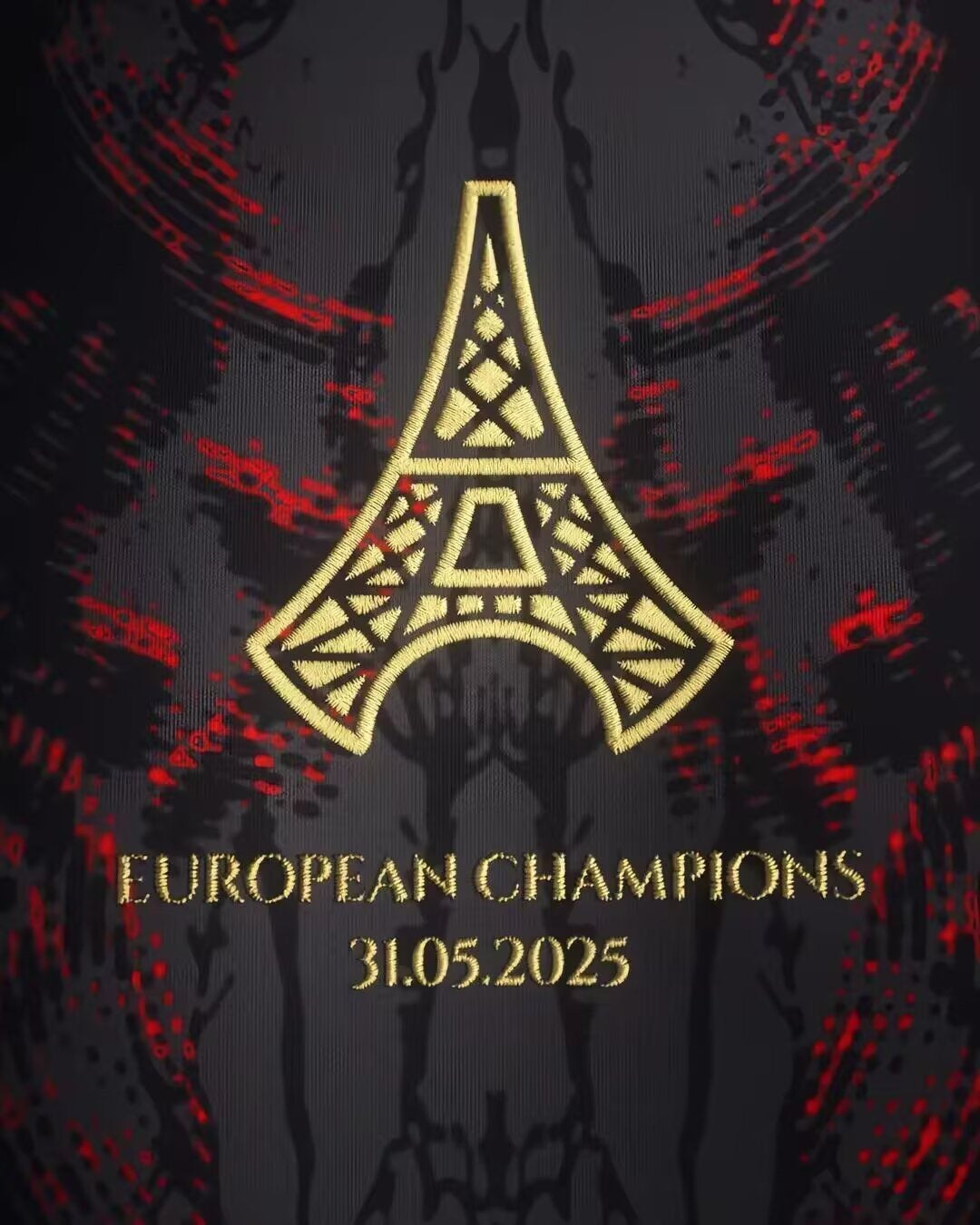 PSG Paris-Saint-Germain Collector (Champion d’Europe) 2025 - Vêtements de sport