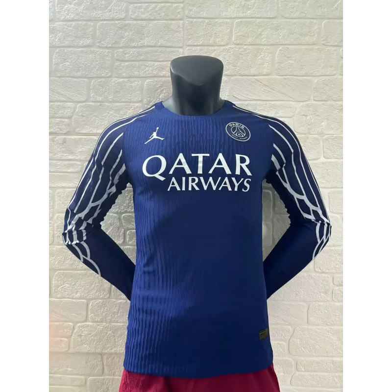 PSG Paris-Saint-Germain Fourth Manches Longues Version Joueur 2024/2025 - Vêtements de sport