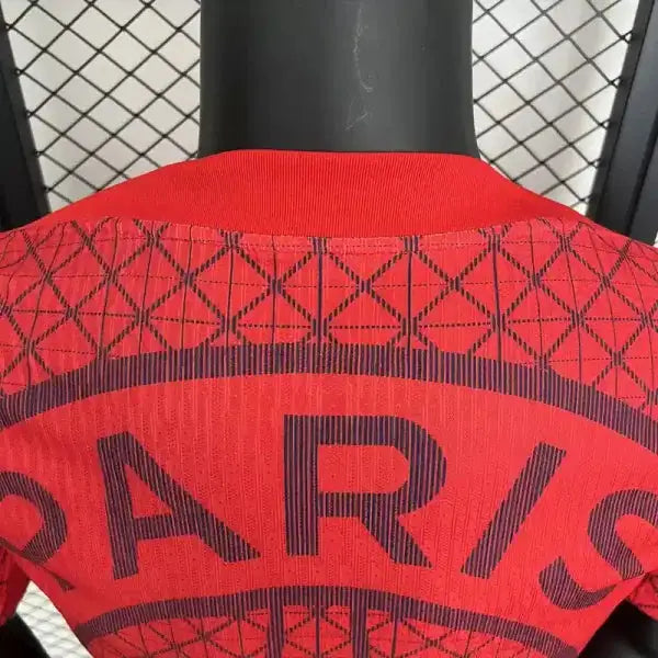 PSG Paris-Saint-Germain Training Rouge Version Joueur 2025/2026 - Vêtements de sport
