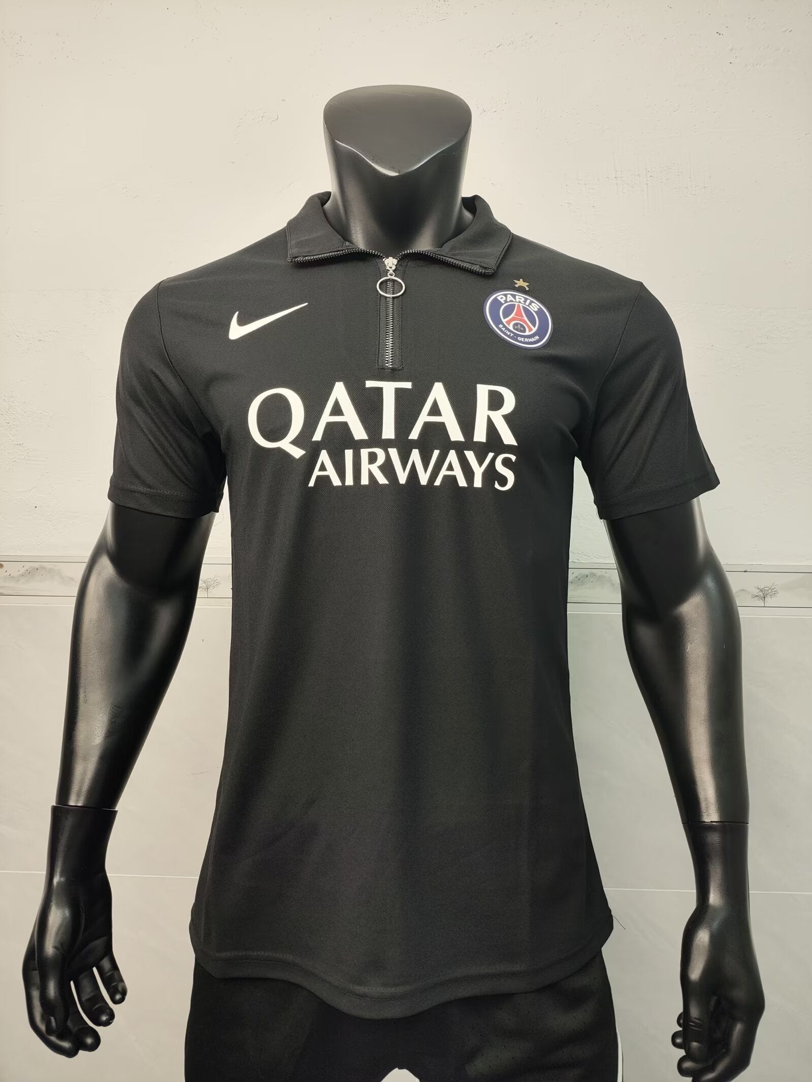 PSG Paris Saint Germain Version Joueur Edition Noir 2025/2026 Vêtements de sport