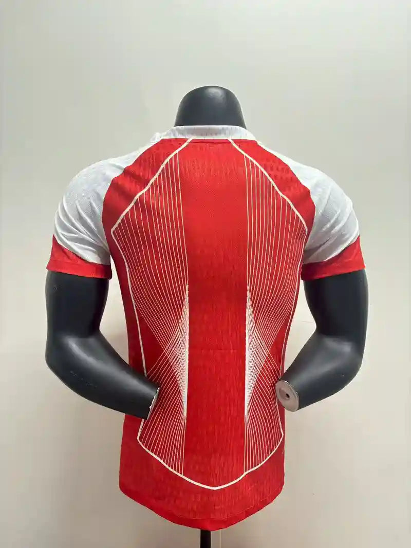 PSG Paris Saint Germain Version Joueur Edition Spécial Rouge/Blanc 2025/2026 Vêtements de sport