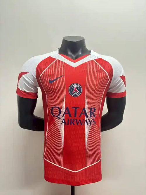 PSG Paris-Saint-Germain Version Joueur Edition Spécial Rouge/Blanc 2025/2026