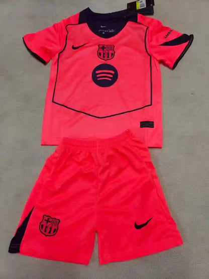 Kit Enfant FC Barcelone Extérieur 2 2025/2026
