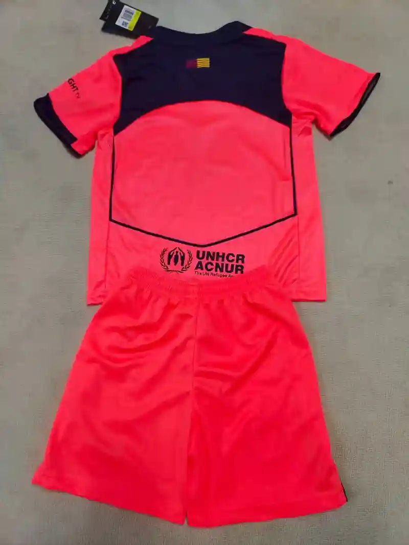 Kit Enfant FC Barcelone Extérieur 2 2025/2026