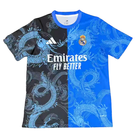 Real Madrid Concept Bleu/Noir Dragon 2025/2026 - Vêtements de sport