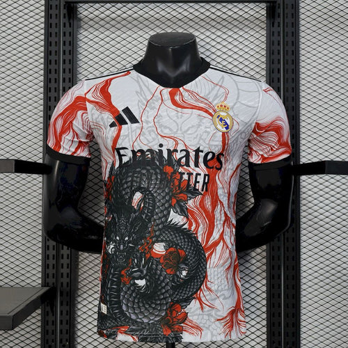 Real Madrid Dragon Noir et Rouge 2025/2026 - Dragon Noir et Rouge / S - Vêtements de sport