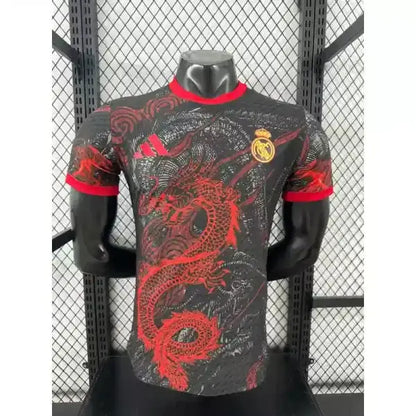Real Madrid Dragon Noir Version Joueur 2025/2026 - Vêtements de sport