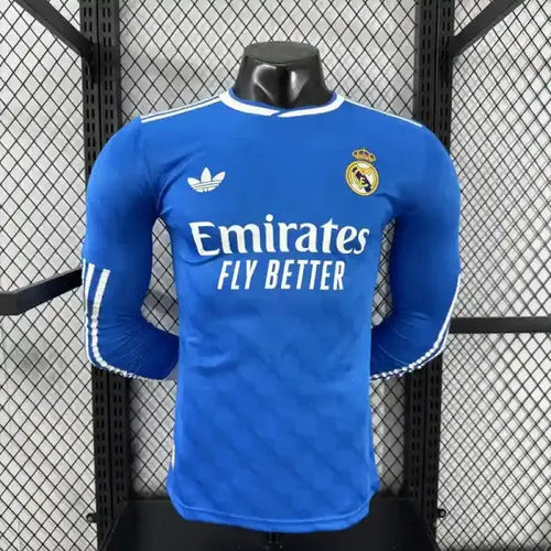 Real Madrid Manches Longues Version Joueur Exterieur 2025/2026 - M #MWS Options 1 - Vêtements de sport