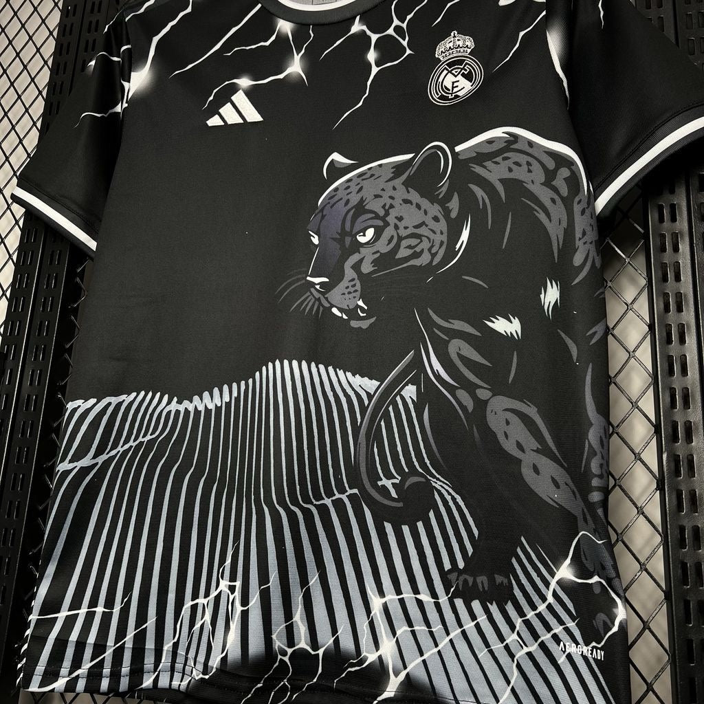 Real Madrid Noir & Gris Panther 2024/2025 - Vêtements de sport