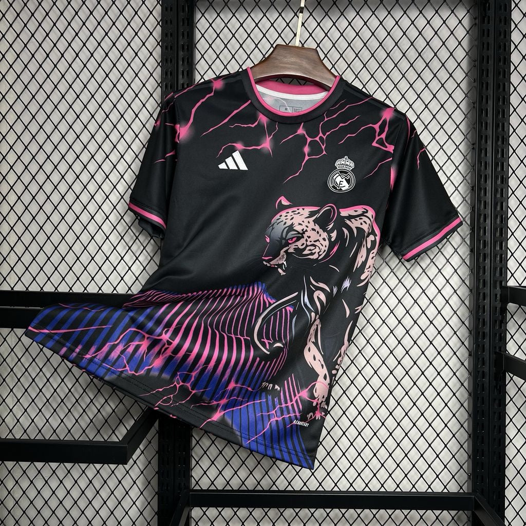 Real Madrid Noir & Rose Panther 2024/2025 - Vêtements de sport