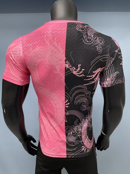 Real Madrid Rose/Noir Dragon Version Joueur 2025/2026 - Vêtements de sport