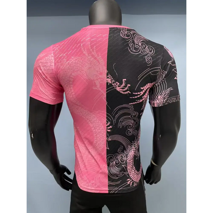 Real Madrid Rose/Noir Dragon Version Joueur 2025/2026 - Vêtements de sport
