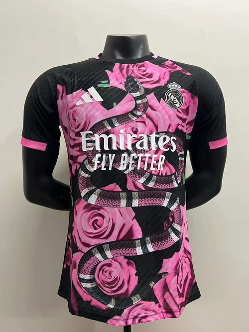 Real Madrid Serpent Rose Version Joueur 2025/2026 - Vêtements de sport