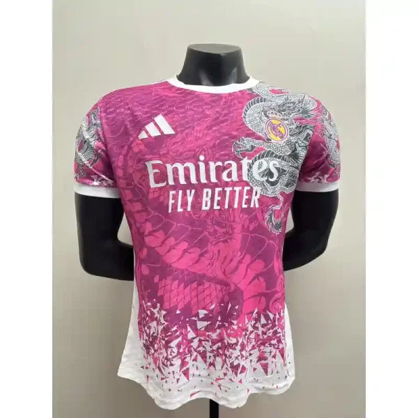 Real Madrid Spécial Edition Rose Dragon Version Joueur 2025/2026 - Vêtements de sport